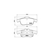 Колодки тормозные дисковые для RENAULT LATITUDE(L70#) <b>BREMBO P 68 057</b>