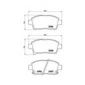 Колодки тормозные дисковые для TOYOTA ALLION, COROLLA, MR, OPA, PRIUS, SOLUNA VIOS, VIOS, WILL <b>BREMBO P 83 103</b>