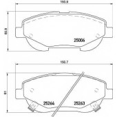 Колодки тормозные дисковые для TOYOTA AVENSIS(ADT27,ZRT27), VERSO(#AUR2#,#ZGR2#) <b>BREMBO P 83 148</b>