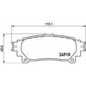 Колодки тормозные дисковые для LEXUS RX(AGL1#,GGL1#,GYL1#) / TOYOTA SIENNA(ASL3#,GSL3#) <b>BREMBO P 83 152</b>