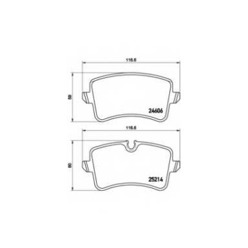 Колодки тормозные дисковые для AUDI A8(4H#) <b>BREMBO P 85 120</b>