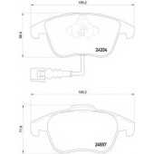 Колодки тормозные дисковые для AUDI Q3(8U) / VW TIGUAN(5N#) <b>BREMBO P 85 130</b>
