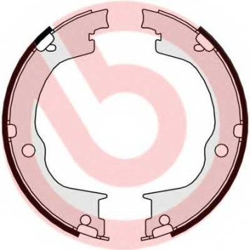 Комплект колодок стояночной тормозной системы BREMBO S 10 515