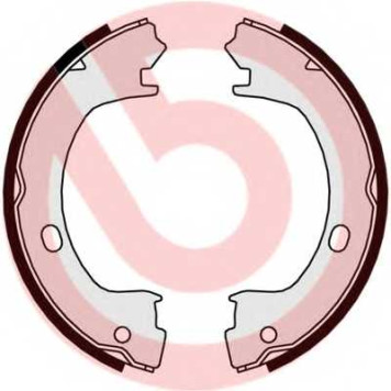 Комплект колодок стояночной тормозной системы BREMBO S 11 510