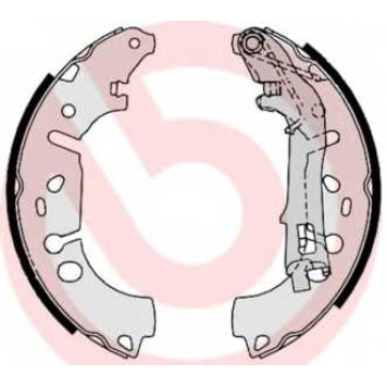 Комплект тормозных колодок для FIAT LINEA(323), PUNTO(199) / OPEL CORSA <b>BREMBO S 23 531</b>