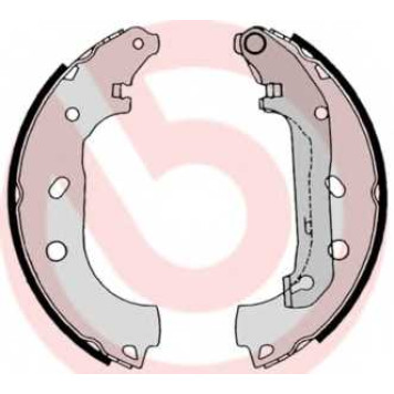 Комплект тормозных колодок для FORD TOURNEO CONNECT, TRANSIT CONNECT(P65#,P70#,P80#) <b>BREMBO S 24 539</b>
