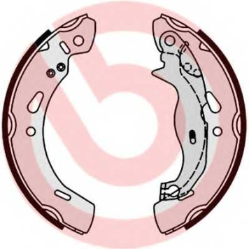 Комплект тормозных колодок для FORD FIESTA <b>BREMBO S 24 548</b>