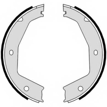 Комплект колодок стояночной тормозной системы BREMBO S 24 550