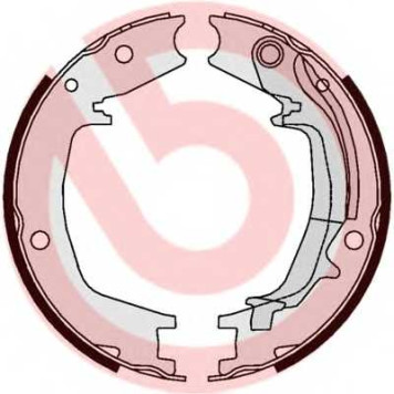 Комплект колодок стояночной тормозной системы BREMBO S 30 527