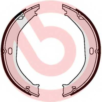 Комплект колодок стояночной тормозной системы BREMBO S 37 505