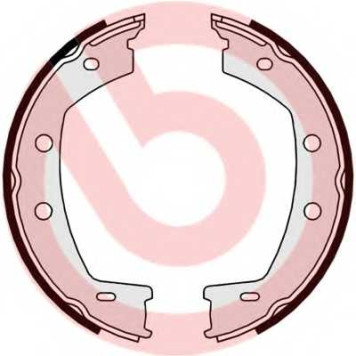 Комплект колодок стояночной тормозной системы BREMBO S 44 508