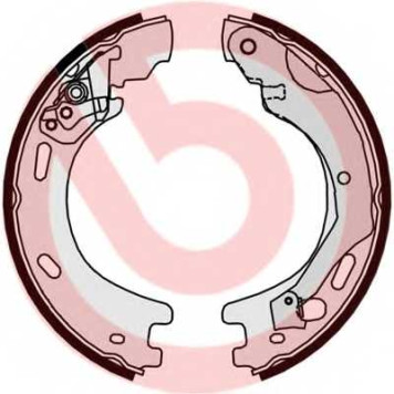 Комплект колодок стояночной тормозной системы BREMBO S 44 509