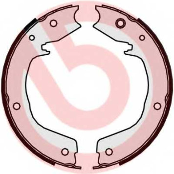 Комплект колодок стояночной тормозной системы BREMBO S 54 524