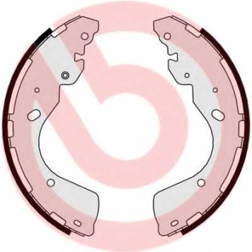 Комплект тормозных колодок для NISSAN NAVARA(D40) <b>BREMBO S 56 547</b>