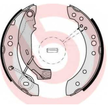 Комплект тормозных колодок для CITROEN C2(JM#), C3(FC#,HB#) / PEUGEOT 1007(KM#) <b>BREMBO S 61 526</b>