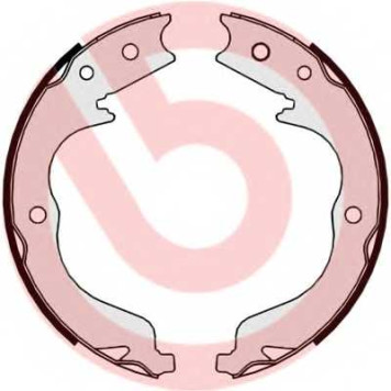 Комплект колодок стояночной тормозной системы BREMBO S 61 542