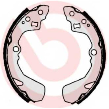 Комплект тормозных колодок для DAIHATSU APPLAUSE, CHARADE / SUZUKI ALTO, BALENO, LIANA, SWIFT <b>BREMBO S 79 515</b>