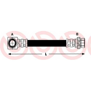 Тормозной шланг BREMBO T 24 130