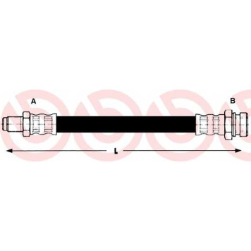 Тормозной шланг BREMBO T 54 005