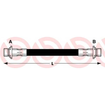 Тормозной шланг BREMBO T 83 008