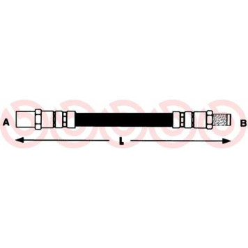 Тормозной шланг BREMBO T 85 066