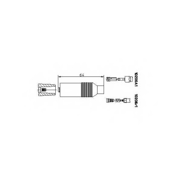 Вилка, распределитель зажигания BREMI 10205/1