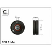 Паразитный / ведущий ролик поликлинового ременя CAFFARO 01-14