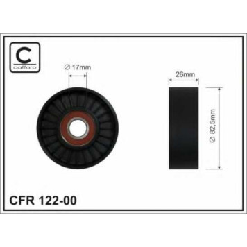 Паразитный / ведущий ролик поликлинового ременя CAFFARO 122-00