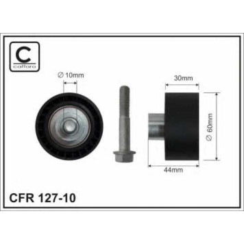 Паразитный / ведущий ролик зубчатого ремня CAFFARO 127-10