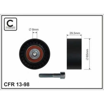 Натяжной ролик поликлинового ременя CAFFARO 13-98