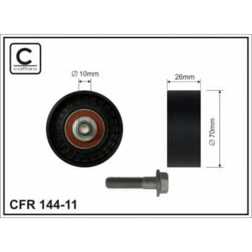 Паразитный / ведущий ролик поликлинового ременя CAFFARO 144-11