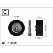 Паразитный / ведущий ролик поликлинового ременя CAFFARO 198-99