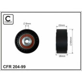 Паразитный / ведущий ролик поликлинового ременя CAFFARO 204-99