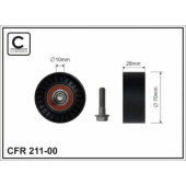 Паразитный / ведущий ролик поликлинового ременя CAFFARO 211-00