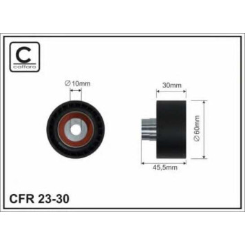 Паразитный / ведущий ролик поликлинового ременя CAFFARO 23-30