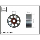 Натяжной ролик поликлинового ременя CAFFARO 292-00