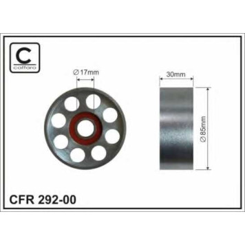 Натяжной ролик поликлинового ременя CAFFARO 292-00