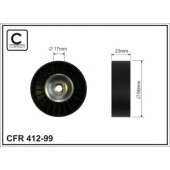 Натяжной ролик поликлинового ременя CAFFARO 412-99