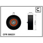 Натяжной ролик поликлинового ременя CAFFARO 500231