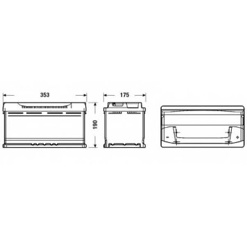 Аккумулятор CENTRA CB950-1