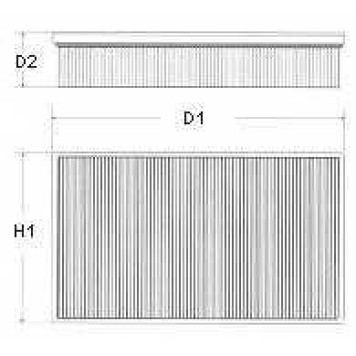 Фильтр воздушный CHAMPION U636 / U636/606