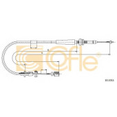 Тросик газа COFLE 92.10.1011 / 10.1011