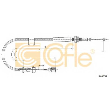 Тросик газа COFLE 92.10.1011 / 10.1011