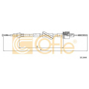 Трос управления сцеплением COFLE 92.10.2444 / 10.2444
