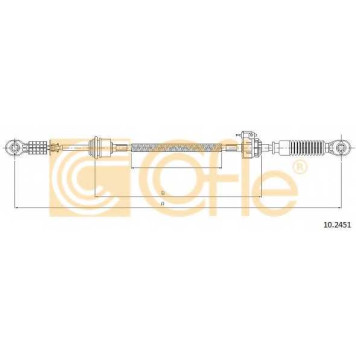 Трос, ступенчатая коробка передач COFLE 92.10.2451 / 10.2451