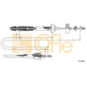 Трос управления сцеплением COFLE 92.10.2962 / 10.2962