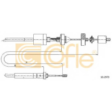 Трос управления сцеплением COFLE 92.10.2973 / 10.2973