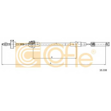 Трос управления сцеплением COFLE 92.10.338 / 10.338