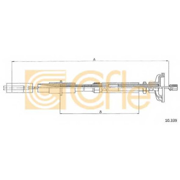 Трос управления сцеплением COFLE 92.10.339 / 10.339