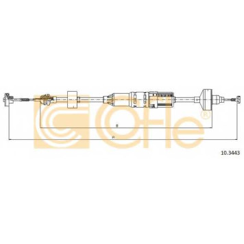 Трос управления сцеплением COFLE 92.10.3443 / 10.3443